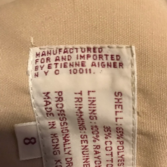 Vintage designer Etienne Aigner very Rare trench coat - Picture 9 of 16